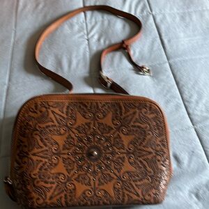 Brighton studded cross body organizer bag